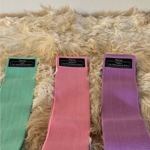 Rend Hip Resistance Bands - Green, Pink, Purple